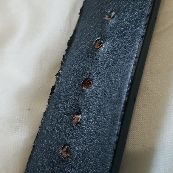 Calvin Klein Vintage Men's Belt / Black, metallic - Picture 15 of 16